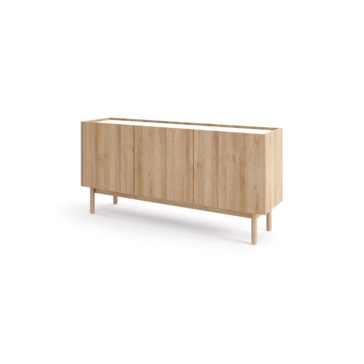 Ensemble meuble TV BOHO couleur Chêne Rivera